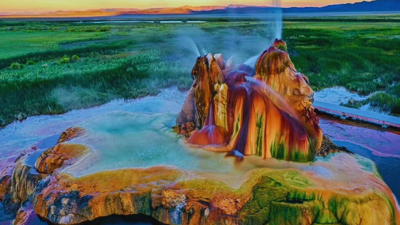 Fly Geyser Nevada USA