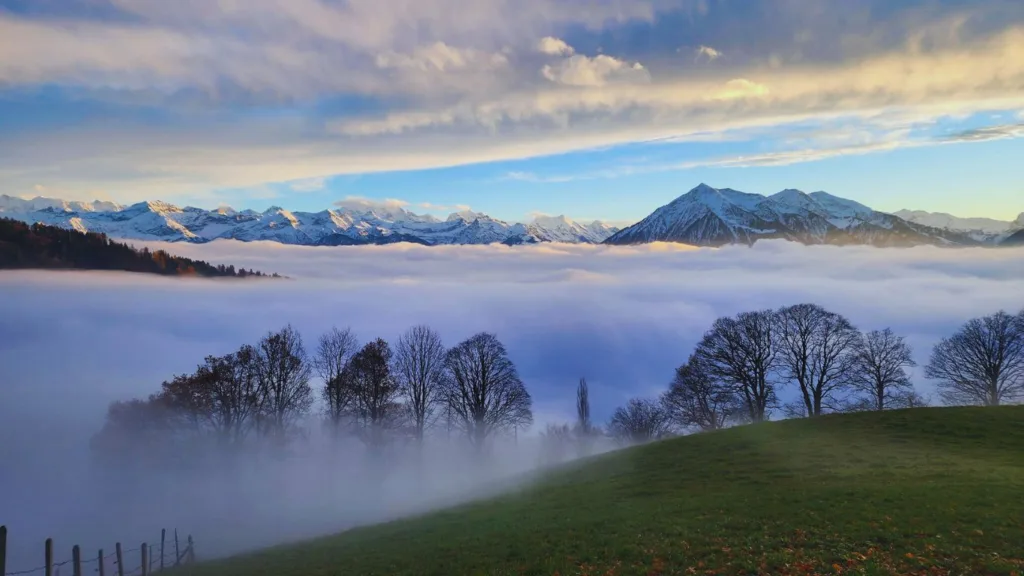 Fog at Thun Switzerland